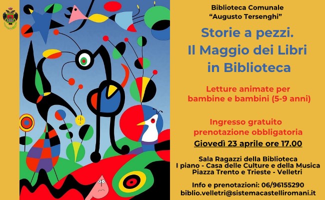 Storie a pezzi. Il Maggio dei Libri in biblioteca