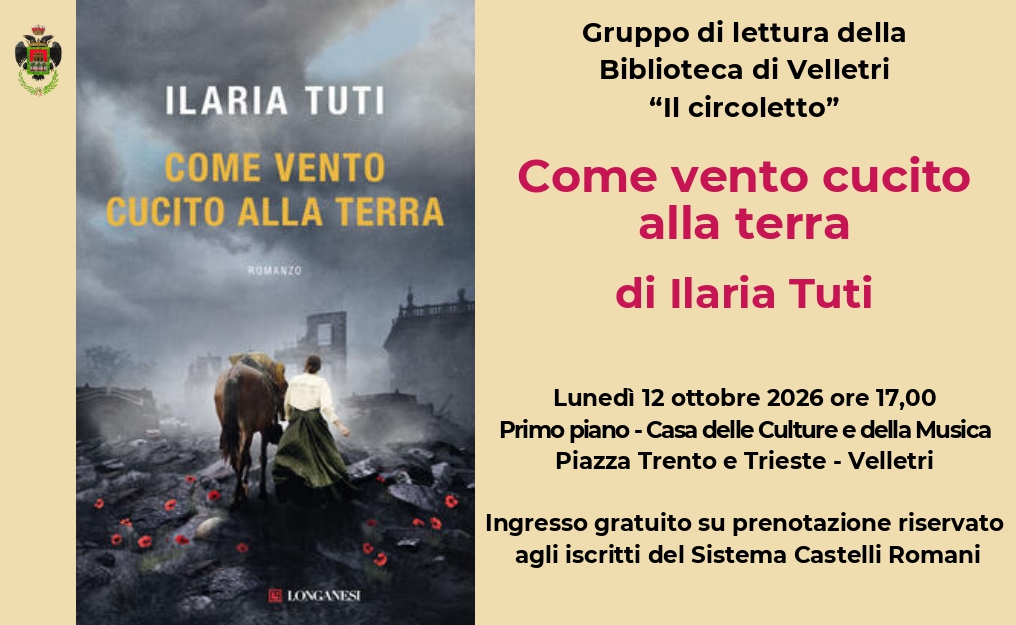 Biblioteca Comunale Tersenghi - Gruppo di lettura �Il circoletto� incontro sul libro \